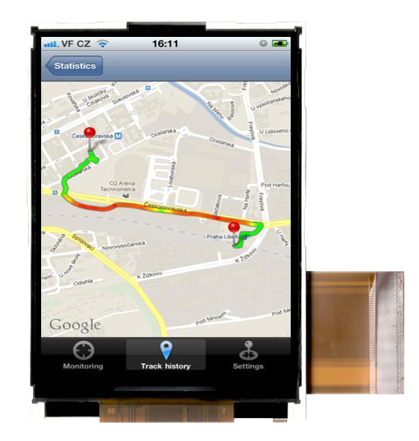 MI0240A3T-1 2.4 inch 240X320 230nits CPU/RGB/SPI interface ILI9341V ...